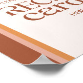 テラモダンコッタアー離れチのレシピカード ポスター (角)