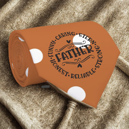 テラモダンコッタホワイト水玉模様父の日 ネクタイ