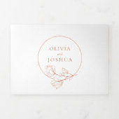 テラモダンコッタボホフローラ 三つ折り招待状 (カバー)