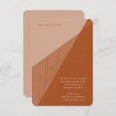 テラモダンコッタリーフ結婚ズ座席表 セーブザデート (正面/裏面)