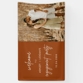 テラモダンコッタ婚約パーティ写真 横断幕 (縦)