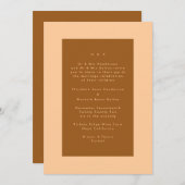 テラモダンミニマルシンプルコタ結婚 招待状 (正面/裏面)