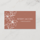 テラユニークコタモダンボホフローラ 名刺 (正面)