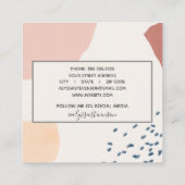 テラユニークコッタボ自然ホモダンスクエア スクエア名刺 (裏面)