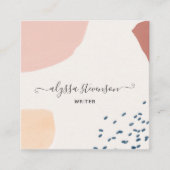 テラユニークコッタボ自然ホモダンスクエア スクエア名刺 (正面)