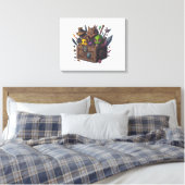 テラリアマーチパック キャンバスプリント (インサイチュ (寝室))