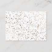 テラリウムと多糖のジオメト結婚リのスケジュール エンクロージャーカード (裏面)