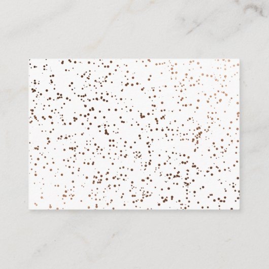 テラリウムと多糖のジオメト結婚リのスケジュール エンクロージャーカード (裏面)