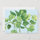 テラリウムパーティの招待状 招待状 (裏面)