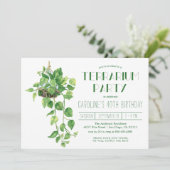 テラリウムパーティー招待状 招待状 (スタンド正面)