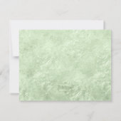 テラリウム多肉結婚式RSVPと宿泊施設 出欠カード (裏面)