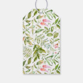 テラリウム幾何学的な水のカラー結婚式の引き出物 ギフトタグ (裏面)