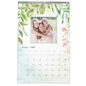 テラリウム水彩植物学 |写真12 カレンダー (1月 2026)