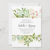 テラリウム結婚式招待状 招待状 (正面)