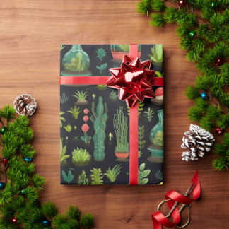 テラリウム鮮やかデカップラッピング紙 ラッピングペーパー