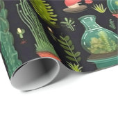 テラリウム鮮やかデカップラッピング紙 ラッピングペーパー (ロールコーナー)