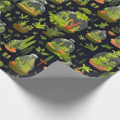 テラリウム鮮やかデカップラッピング紙 ラッピングペーパー (角)