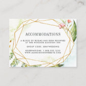 テラリウム |の結婚ホテルの宿泊カード エンクロージャーカード (正面)