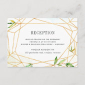 テラリウム 披露宴カード エンクロージャーカード (正面)