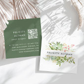 テラリウム |植物学QRコード スクエア名刺