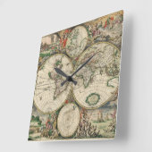 テラルムオルビスタブラ スクエア壁時計 (傾斜)