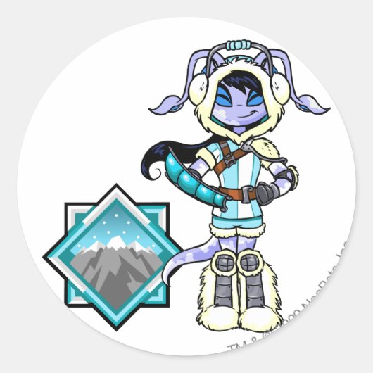 テラーマウンタティンチームキャプテン1 ラウンドシール (正面)