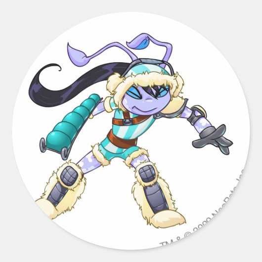 テラーマウンタティンチームキャプテン2 ラウンドシール (正面)