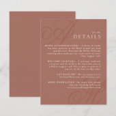 テラ品亮みのモダンエッジ！エレガントなモノグラムディテール エンクロージャーカード (正面/裏面)