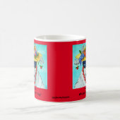 テラ恋しく思マは幸せな日を望む！クラシックマグカップ コーヒーマグカップ (中央)