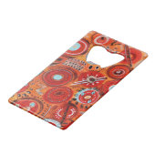 テラ抽象芸術クレジットカードボトルオープナー クレジットカード栓抜き (裏面アングル)