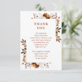 テラ素朴コッタお祝いの写真 サンキューカード (スタンド正面)