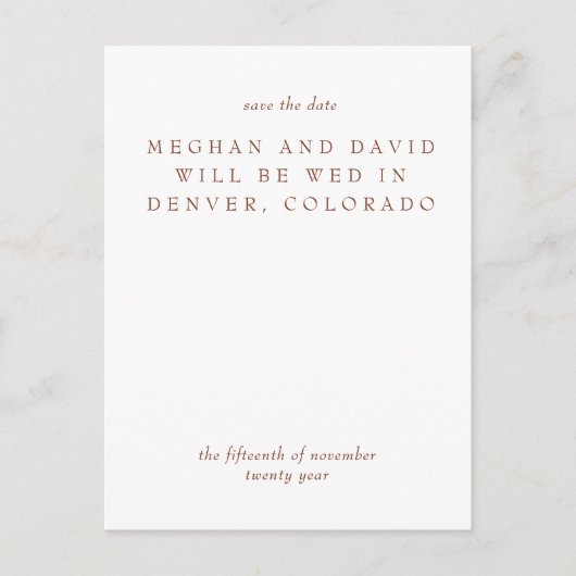 テラ素朴コッタがダッモダントにオ救レンジを焦げた 案内ポストカード (正面)