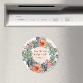 テラ素朴コッタとシルバーセージリースマグネット マグネット (インサイチュ (食洗機))