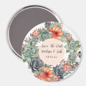 テラ素朴コッタとシルバーセージリースマグネット マグネット (正面/裏面)