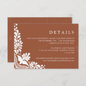 テラ素朴コッタメ結婚キシコ詳細 エンクロージャーカード (正面/裏面)