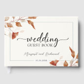 テラ素朴コッタ離れ秋の結婚式ゲストブック ゲストブック (正面)