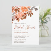 テラ素朴自然コッタフローラブライダルシャワー 招待状 (スタンド正面)