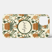 テラ自然コッタと緑の植物:庭園愛好家 Case-Mate iPhoneケース (裏面 (横))