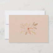 テラ芸術的コタユニークフローラ水彩 出欠カード (裏面)