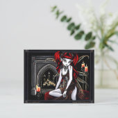 「テラ2」赤い炎の工場 ポストカード (スタンド正面)