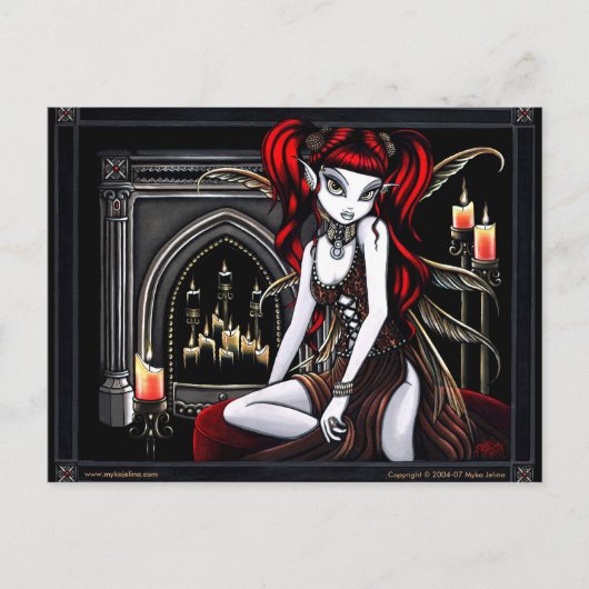 「テラ2」赤い炎の工場 ポストカード (正面)