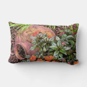 「テラ・コッタの庭の横の花瓶」 ランバークッション (裏面)