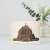 テラ・デル・フエゴ島の住民 ポストカード (スタンド正面)