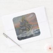 テラ・ノヴァは激しいゲール・ドーンへと向かう スクエアシール (封筒)