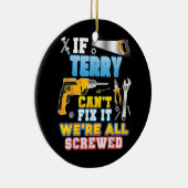 テリもしーは修理できない我々は全てのろう父である セラミックオーナメント (右)