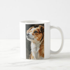 テリアとチワワのミックス犬のアップ コーヒーマグカップ