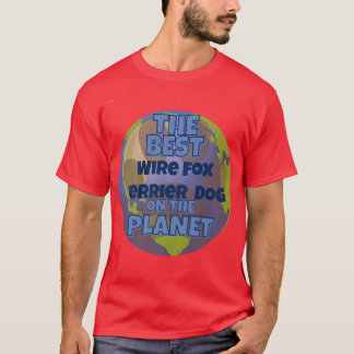 テリアの俺の線は最高の世界の犬だ Tシャツ