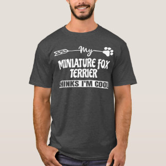 テリアの所有者のためのミニチュア Tシャツ