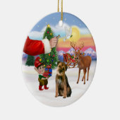 テリアの治療を縁ど行う セラミックオーナメント (右)