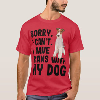 テリアの電報は予定が入ってない Tシャツ